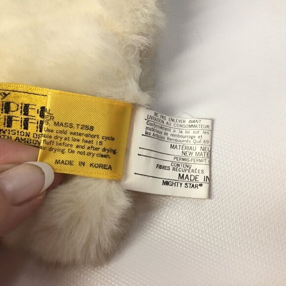 Vtg 24K Polar Puff Special Effects Hand Puppet 1985 Dog Puppy Gold Label 4694 - Picture 11 of 12